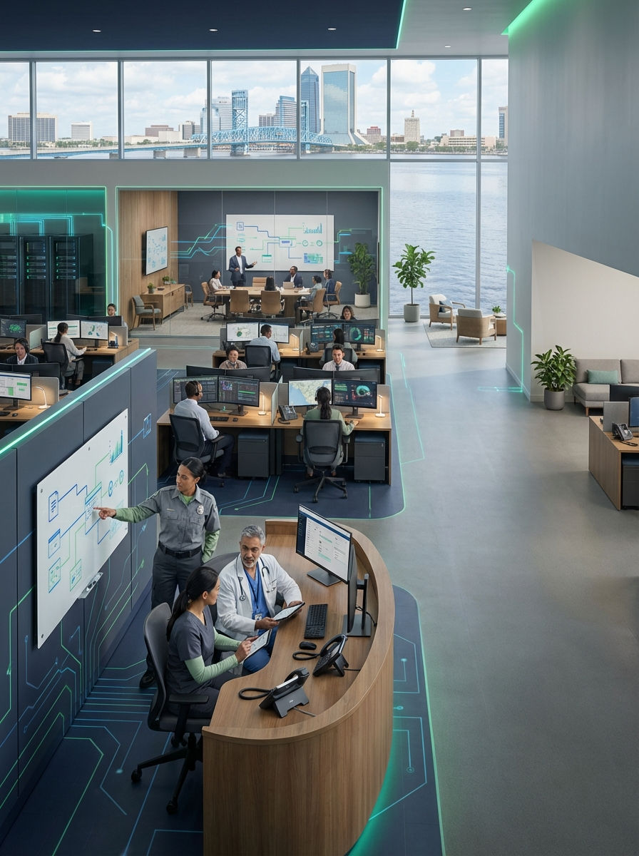 “Opseva helped us modernize our technology while cutting telecom costs by nearly 50%, allowing us to reinvest more resources directly into our mission.” CEO

“The 3CX VoIP system Opseva implemented was seamless and reliable—our staff stayed fully operational while gaining better call handling and responsiveness.” Head of the 24/7 Call Center

“With Opseva managing our IT environment, our systems are secure, stable, and proactively supported, so our teams can stay focused on serving the community.” Head of Community Outreach

“Opseva’s interactive digital whiteboards transformed how we operate across jail intake, healthcare services, and administration—improving efficiency by more than 25%.” CIO