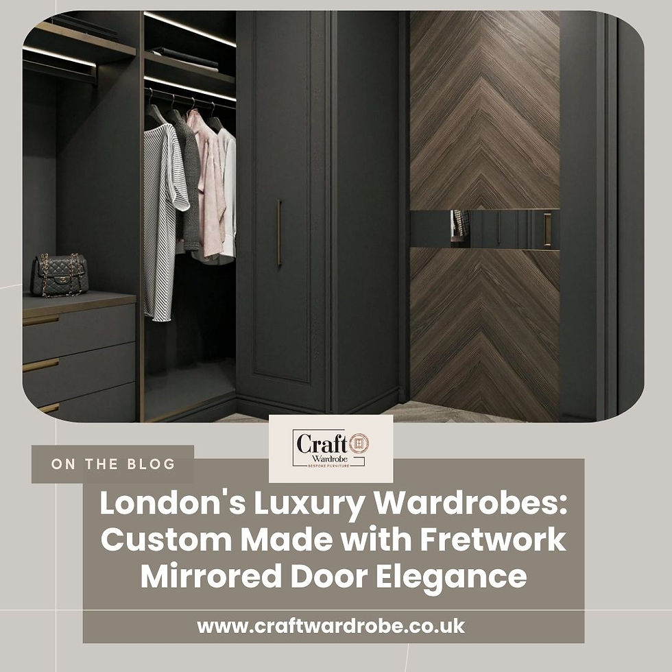 fretwork mirrored wardrobe doors
