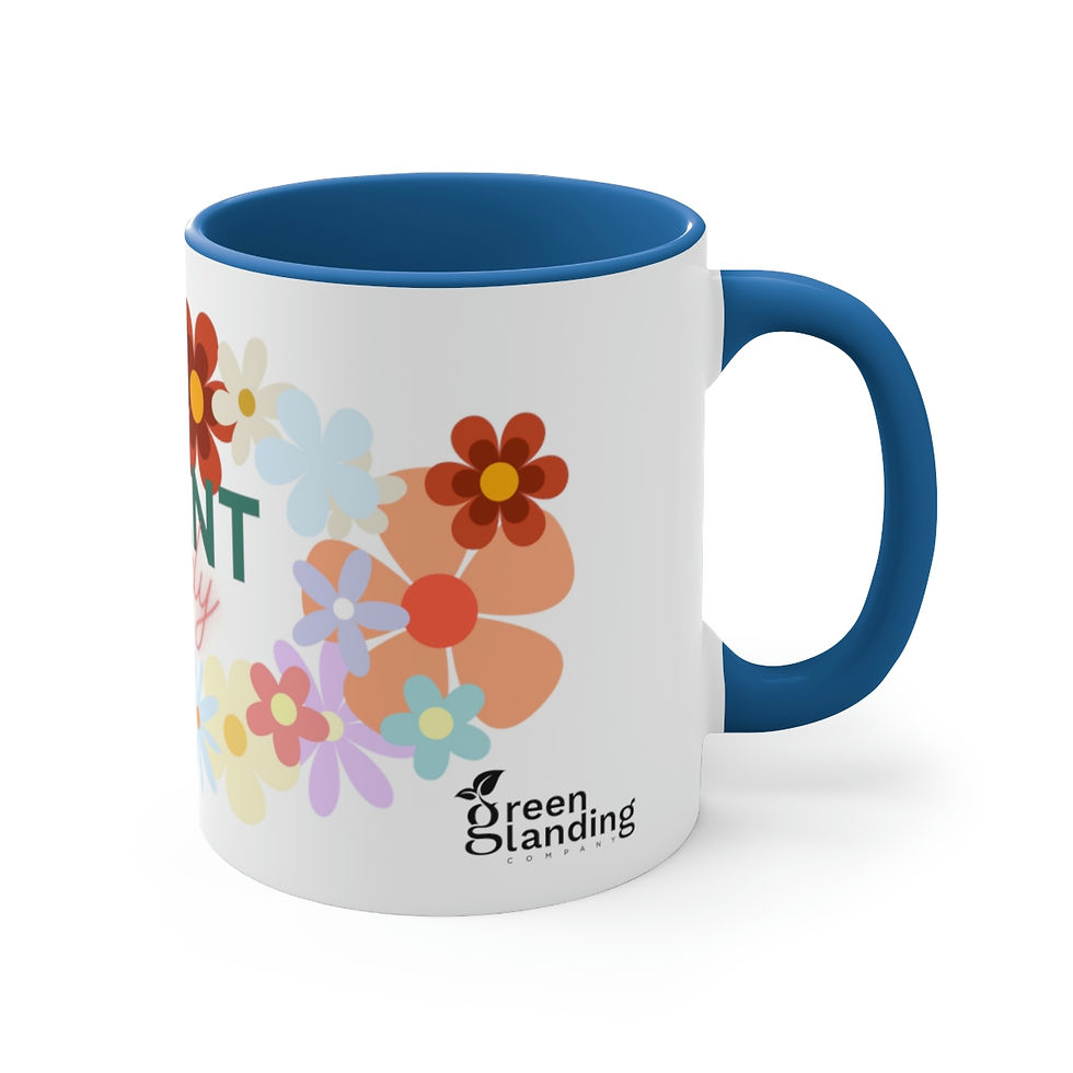 Thumbnail: Plant Lady Accent Coffee Mug, 11oz