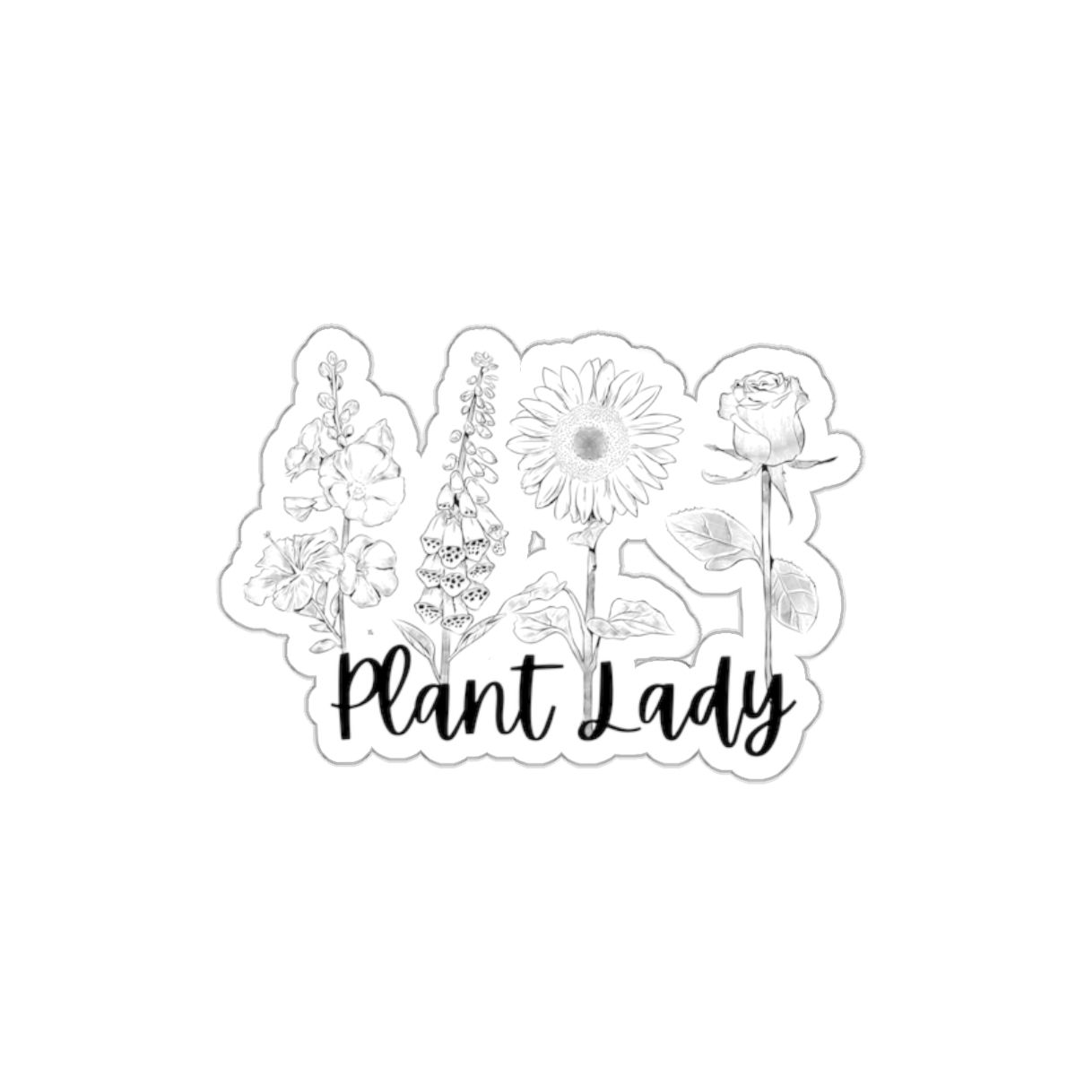 Plant Lady Die-Cut Stickers