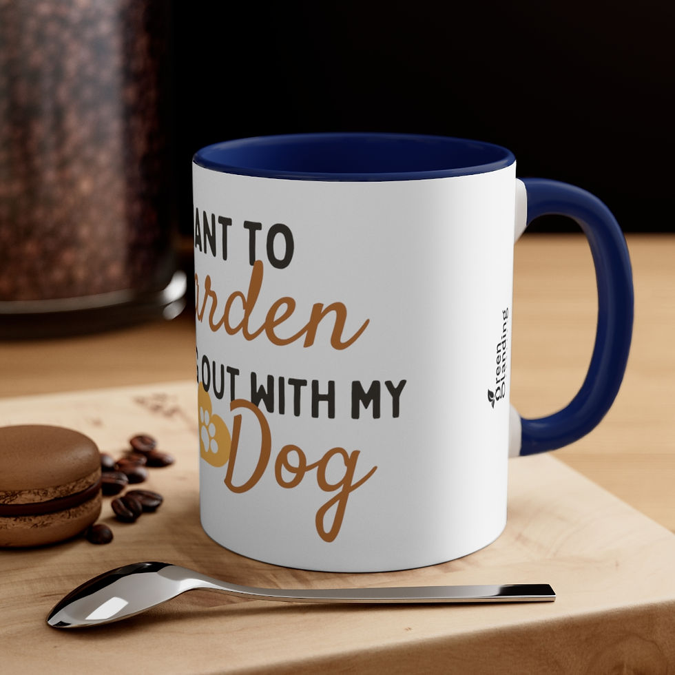 Thumbnail: Garden and Dog Accent Coffee Mug, 11oz