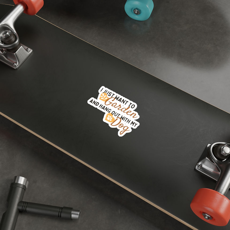 Thumbnail: Want to Garden and Hang Out Die-Cut Sticker