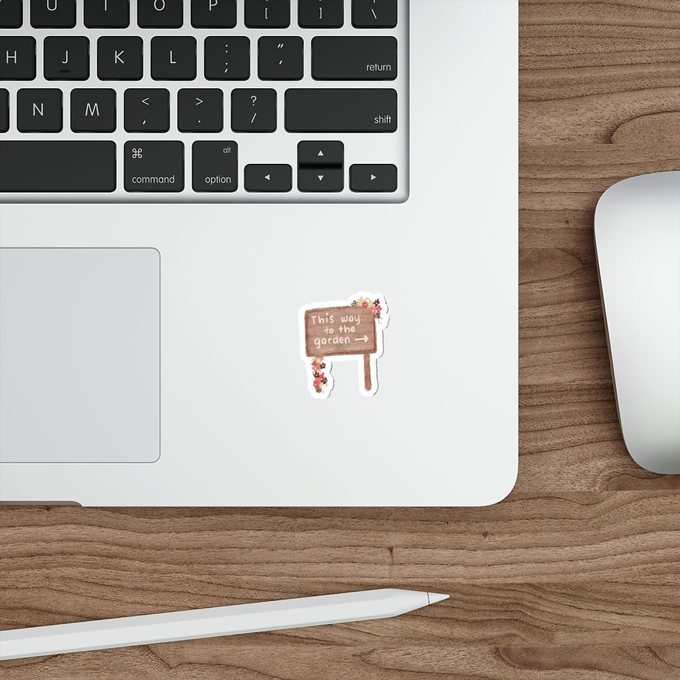 Thumbnail: Garden Sign Die-Cut Stickers