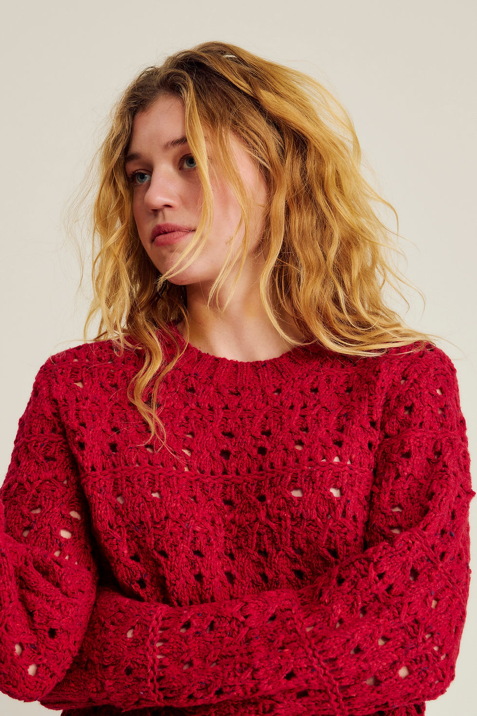 Thumbnail: Sanare Crewneck - Cherry Glaze
