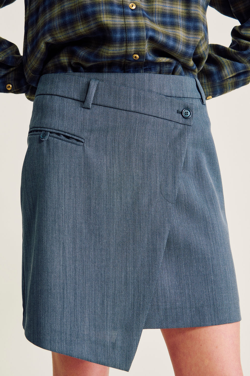 Thumbnail: Tampere Skirt - Blueish Grey