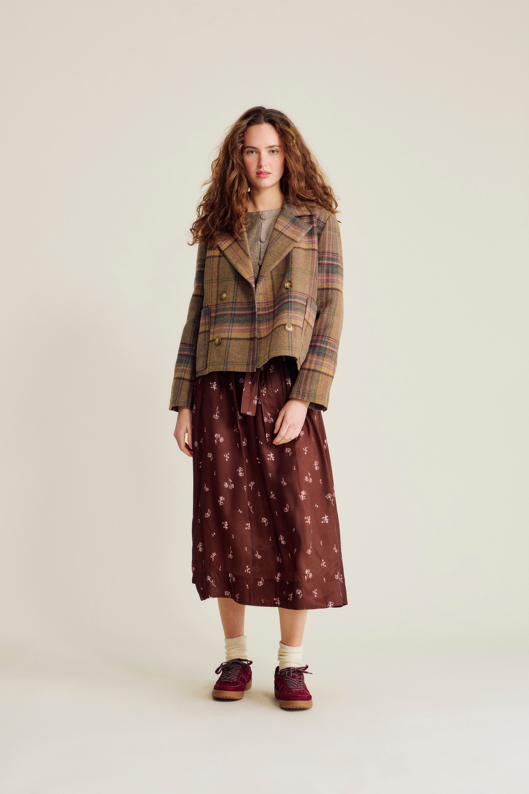 Irun Skirt - Potting Soil Floral