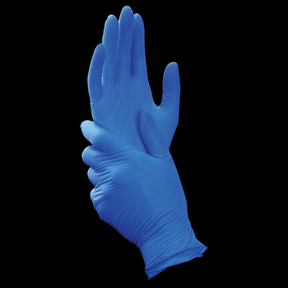 Guanti Da Esaminazione EZ Don Nitrile PF Blu Cobalto Blossom 200 Scatola