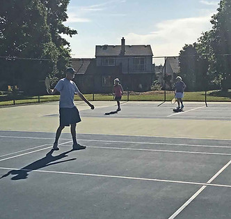 Playing Tennis