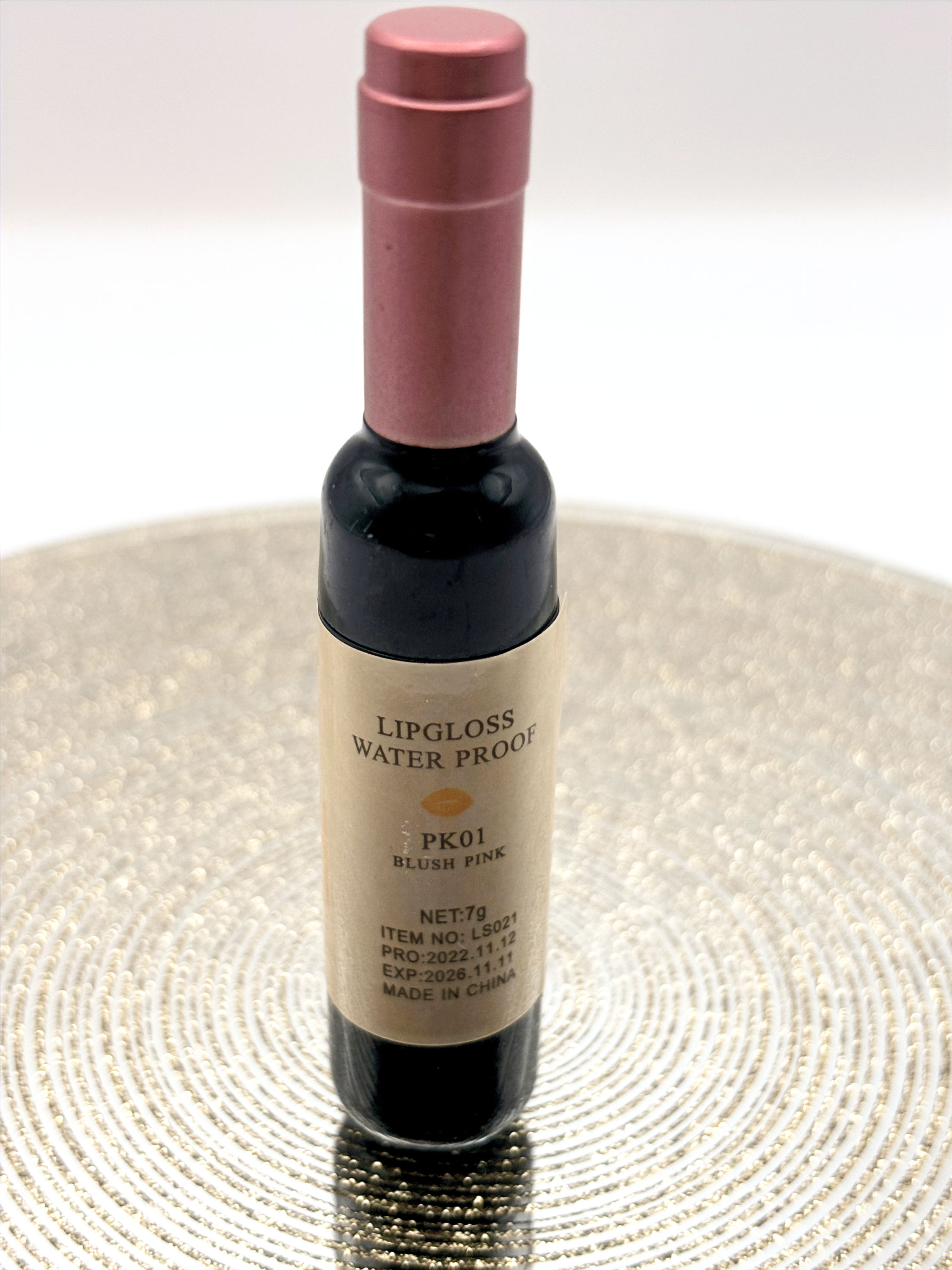 Tint Wine Blush Pink Lip Gloss