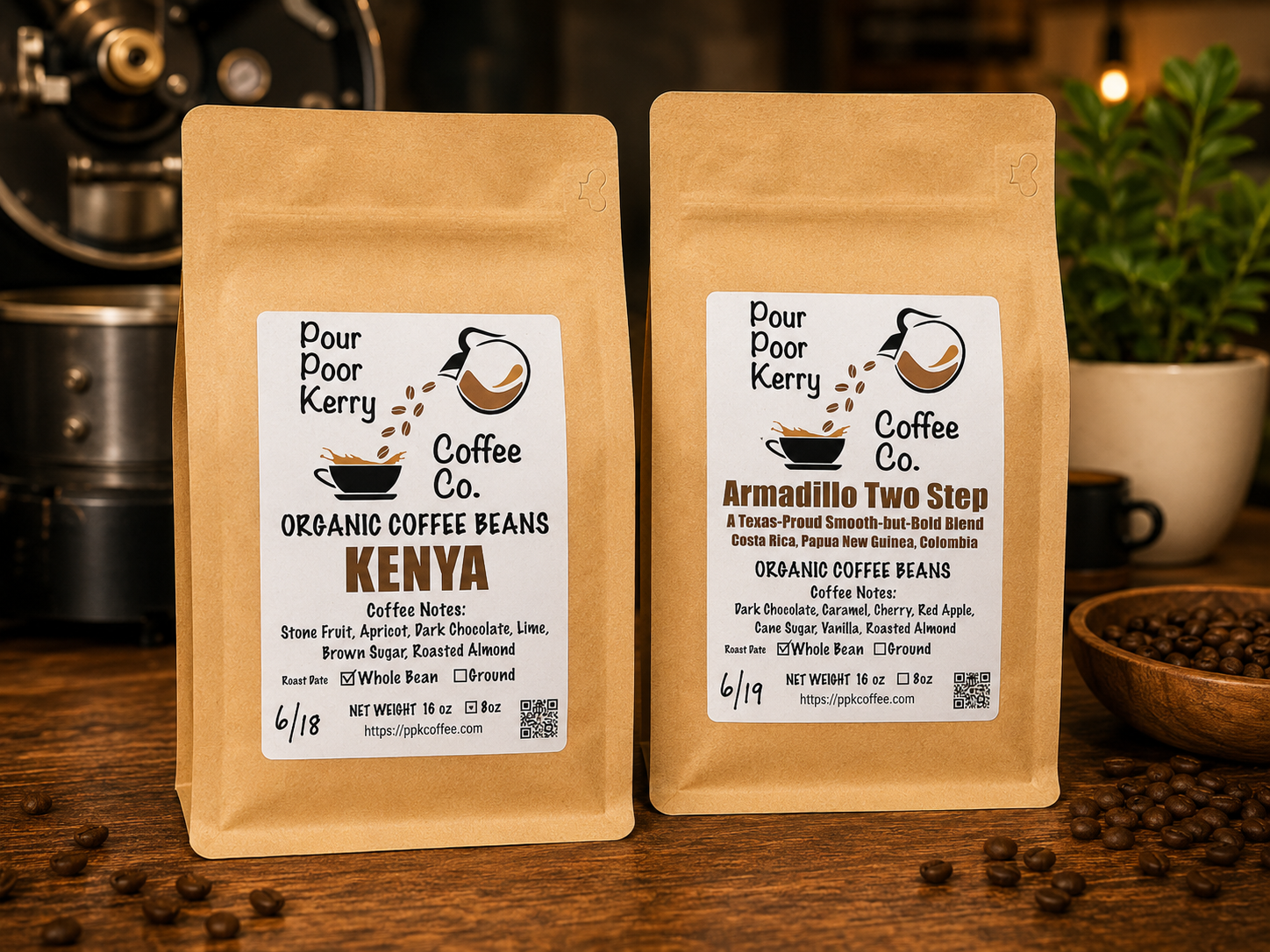 2 LBS Coffee - Two 1LB bags of coffee