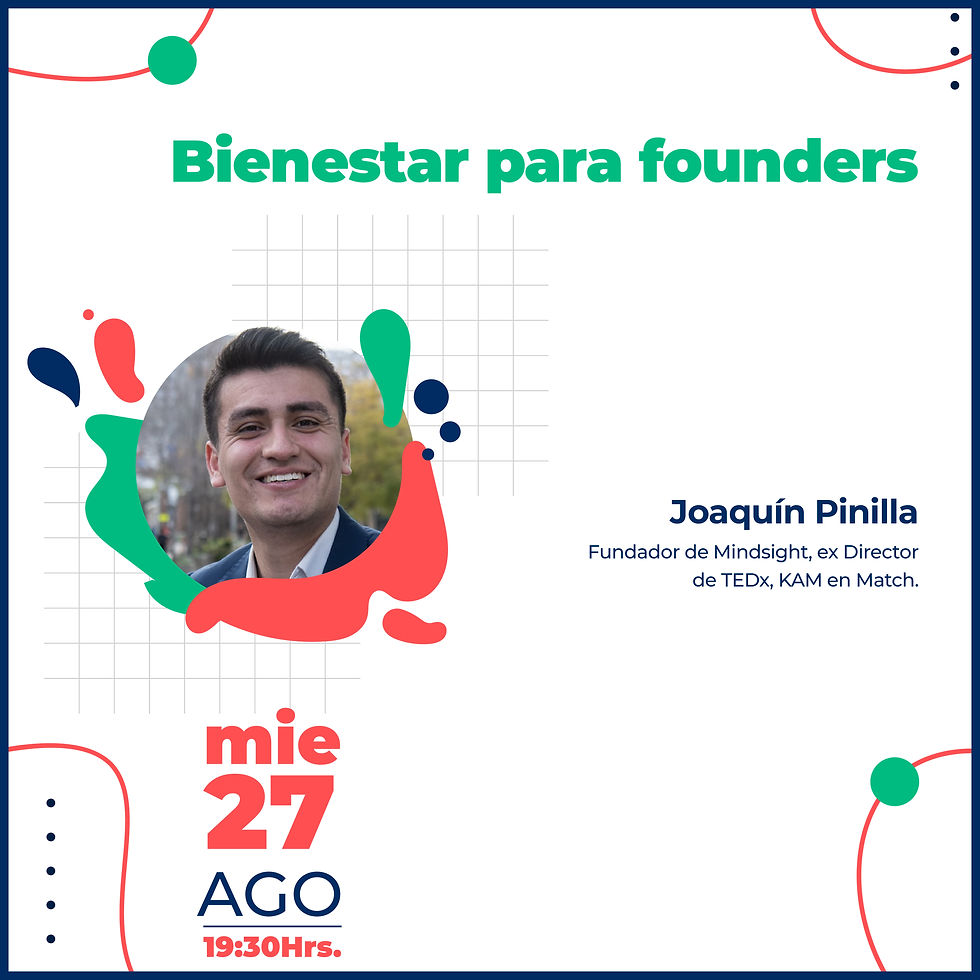 Encuentro 148: "Bienestar y rendimiento para founders: Estrategias para un equilibrio real"
