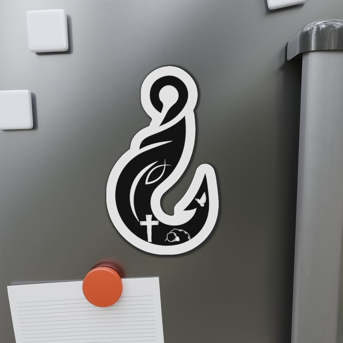 Great Outdoors Journey of Christ Hook Die-Cut Magnet