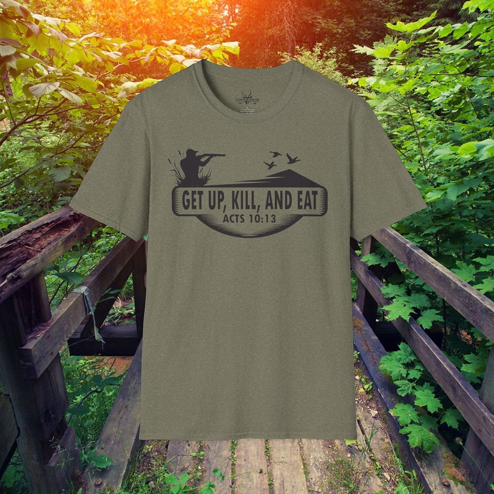 Thumbnail: “Get up, kill, and eat.” Acts 10:13 - Softstyle T-Shirt