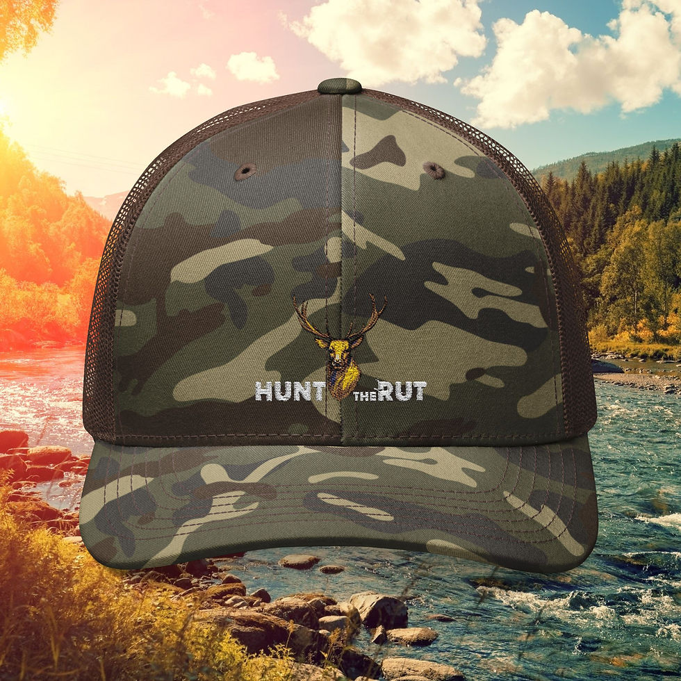 Thumbnail: Hunt The Rut - Camo Trucker Hat
