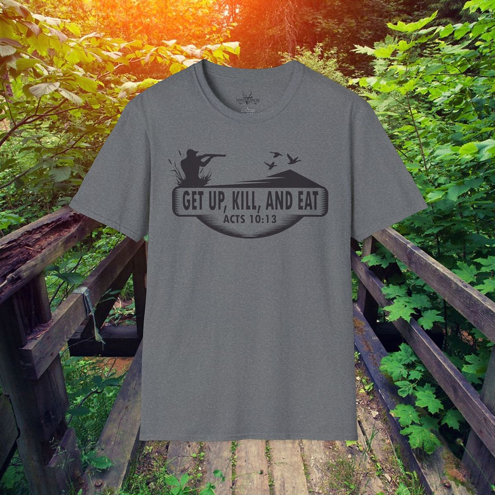 Thumbnail: “Get up, kill, and eat.” Acts 10:13 - Softstyle T-Shirt