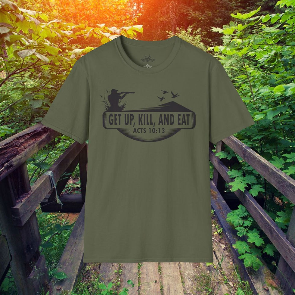 Thumbnail: “Get up, kill, and eat.” Acts 10:13 - Softstyle T-Shirt