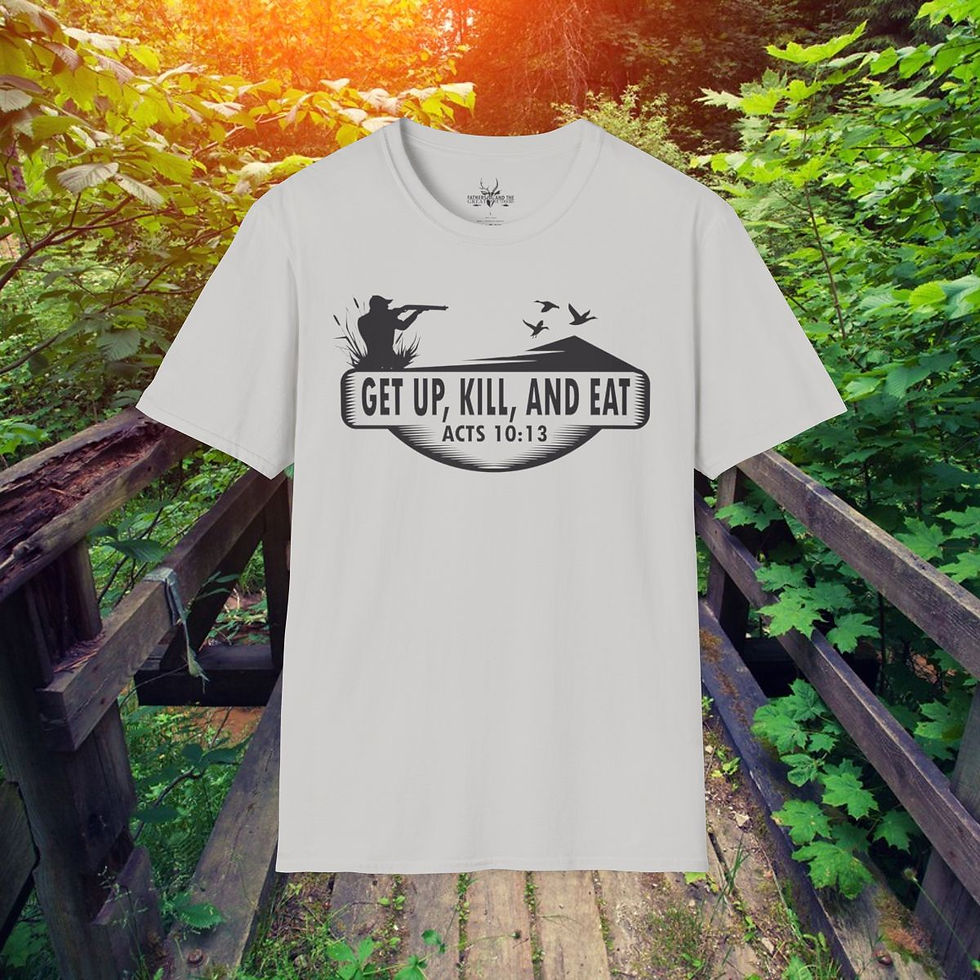 Thumbnail: “Get up, kill, and eat.” Acts 10:13 - Softstyle T-Shirt