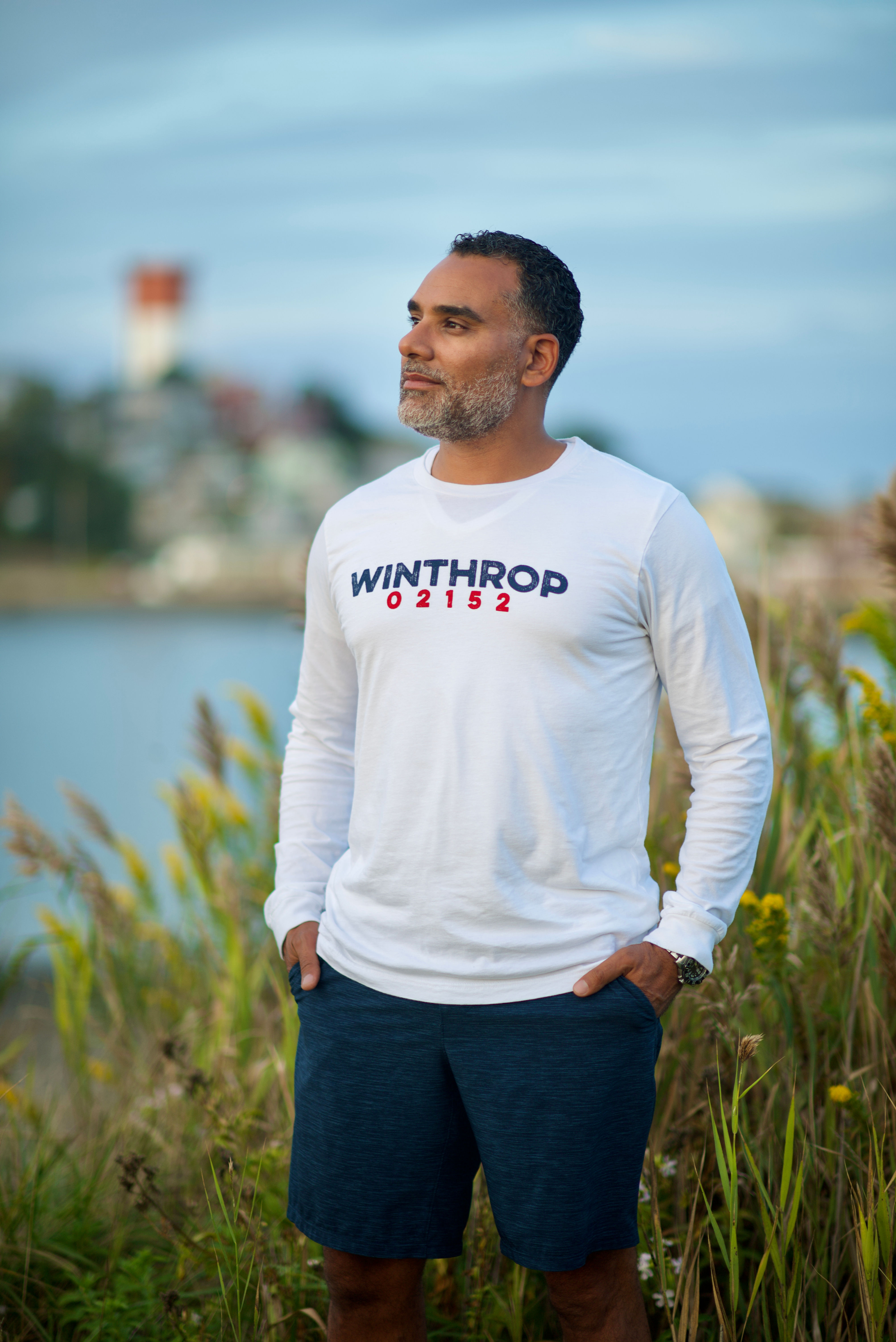 Winthrop White Long Sleeve T Shirt