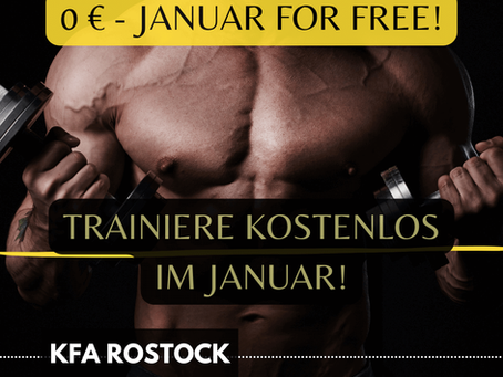 Gute Vorsätze 2025: Starte kostenlos mit KFA Rostock durch!