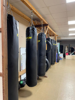 KFA Rostock Kursraum Boxsäcke 