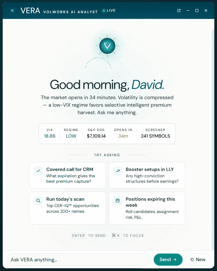 VERA Volworks AI Analyst