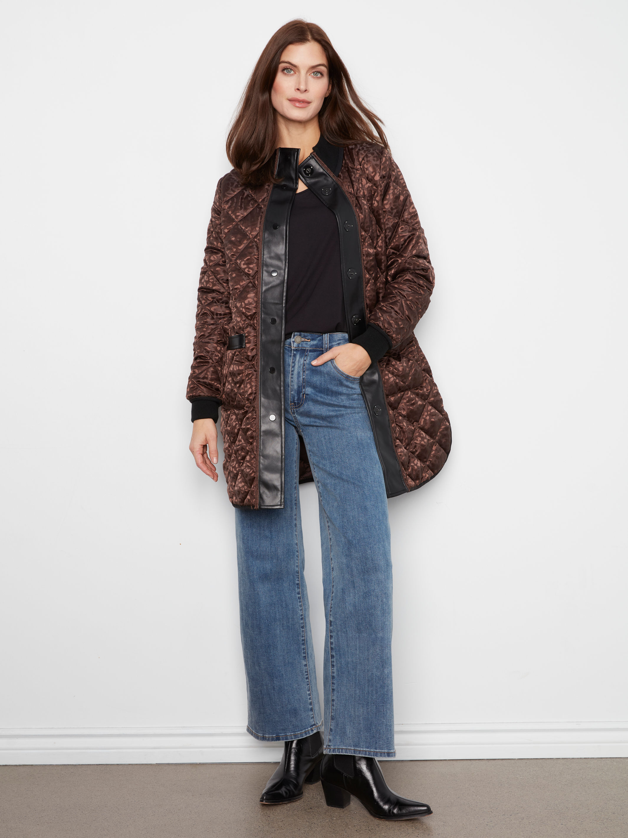 Manteau réversible Charlie B C6313RPR-135b