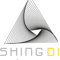 Logo de la marca, es un triángulo haciendo cierta ilusión óptica