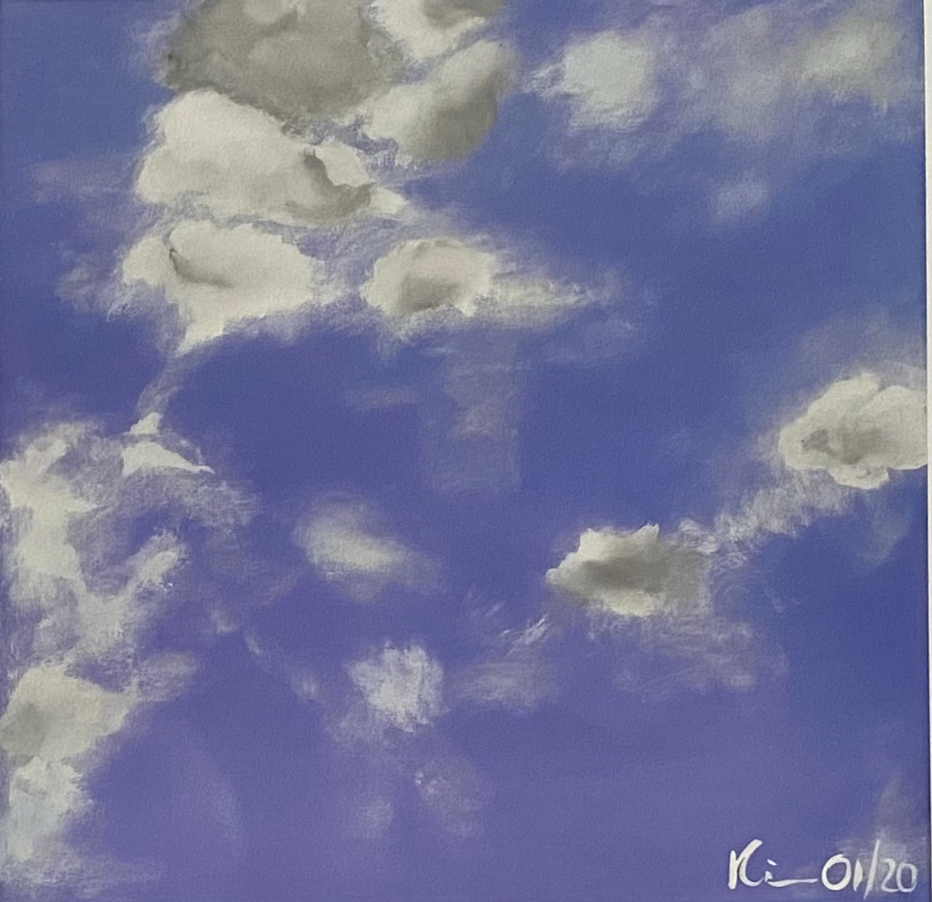 “WOLKEN” Serie lila
