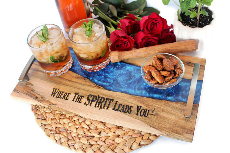 Personalized Resin River Tray
