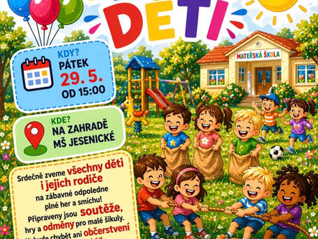 Den dětí, 29. 05. 2026