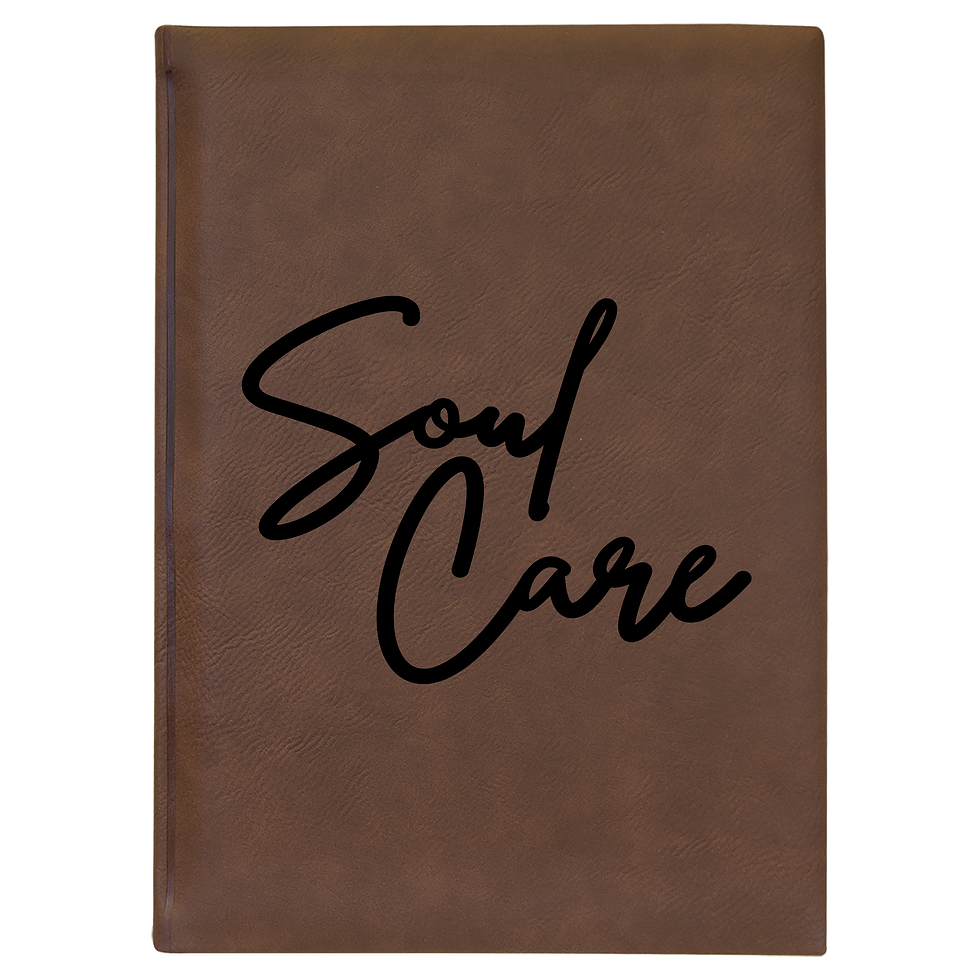 Thumbnail: "Soul Care" Leatherette Journal w/ Lined Paper