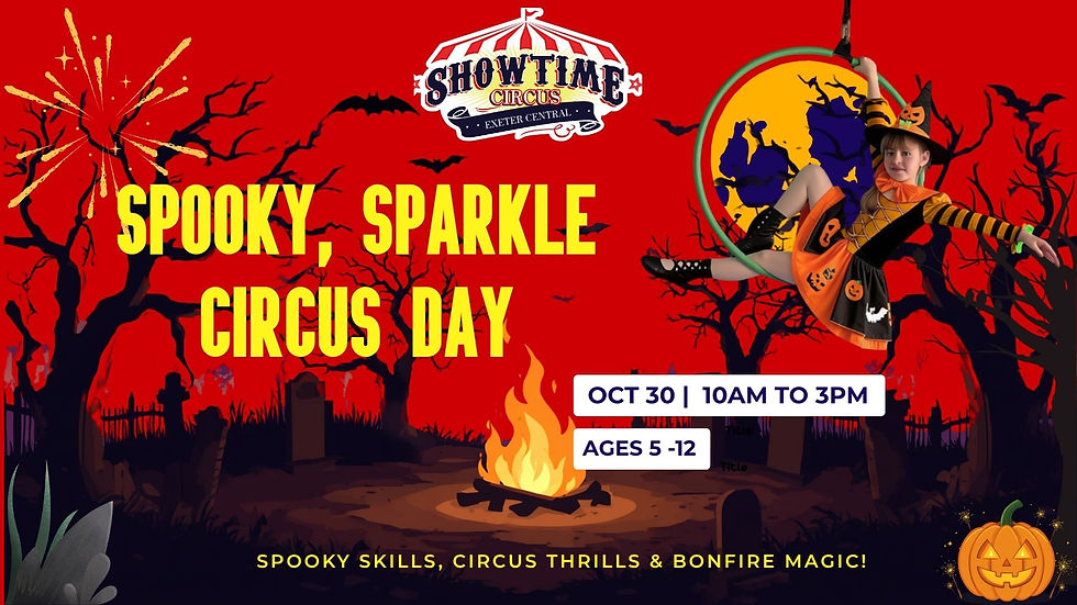 Spooky Sparkle Circus Day