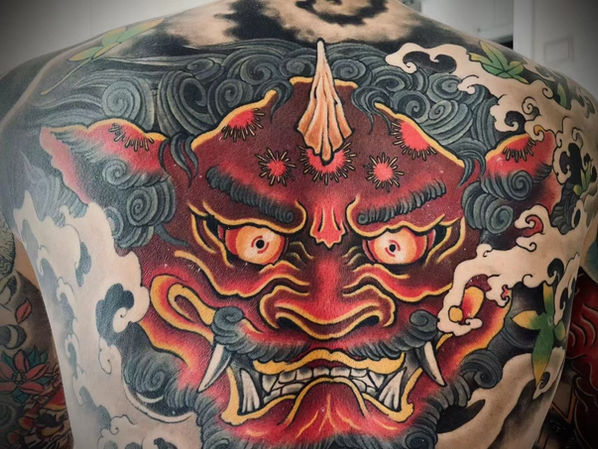 chinese tattoo backpiece