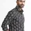 थंबनेल: RARE RABBIT  Men Slim Fit Printed Spread Collar Formal Shirt