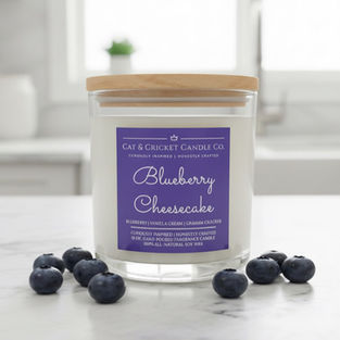 Blueberry Cheesecake in NEW Large Luxury Jars