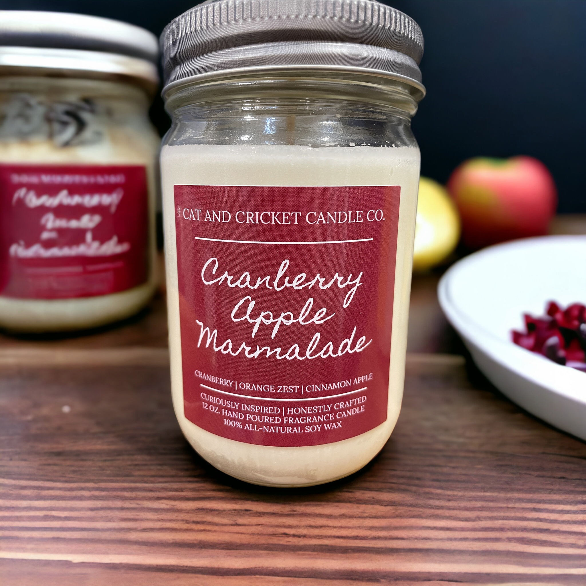 Cranberry Apple Marmalade Festive Spice Candle