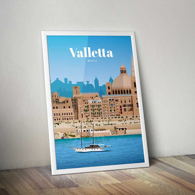 Thumbnail: Valletta Print