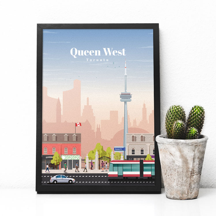 Thumbnail: Toronto Queen West Print