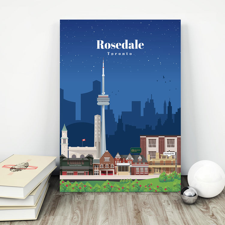 Thumbnail: Toronto Rosedale Print