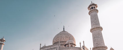 The Taj Mahal minaret