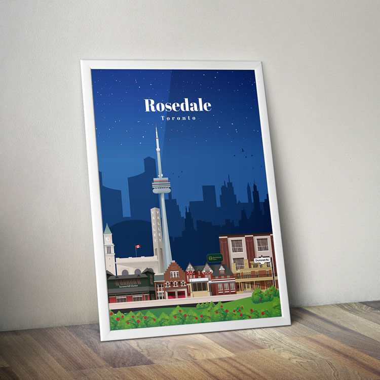 Thumbnail: Toronto Rosedale Print