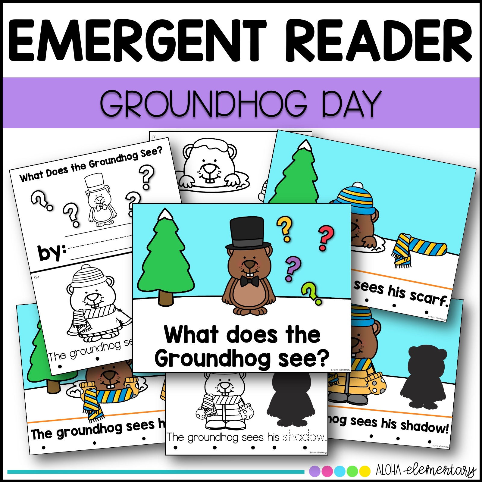 Groundhog Day Emergent Reader