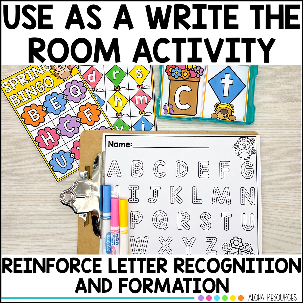 Thumbnail: Spring Alphabet Bingo