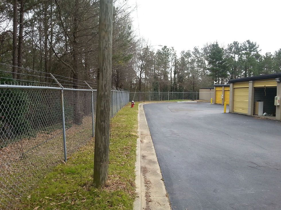 storage units before