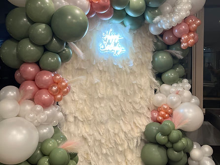 Balloon Decor and Backdrop