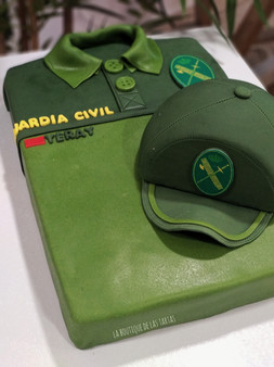 tarta camisa gusrdia civil