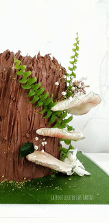 detalle tarta tronco