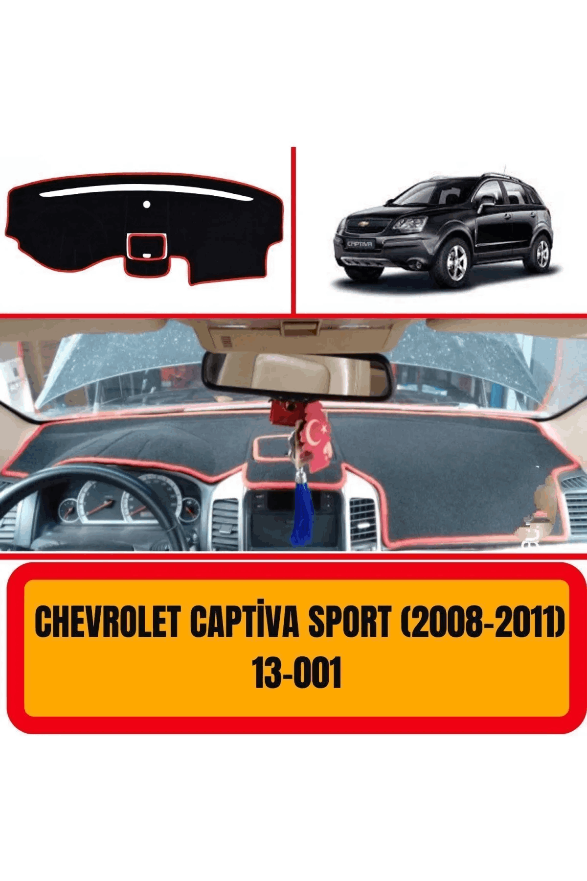 Chevrolet Captiva Sport 2008-2011 Ön Örtüsü Göğüs Panel Torpido Koruma Koruyucu
