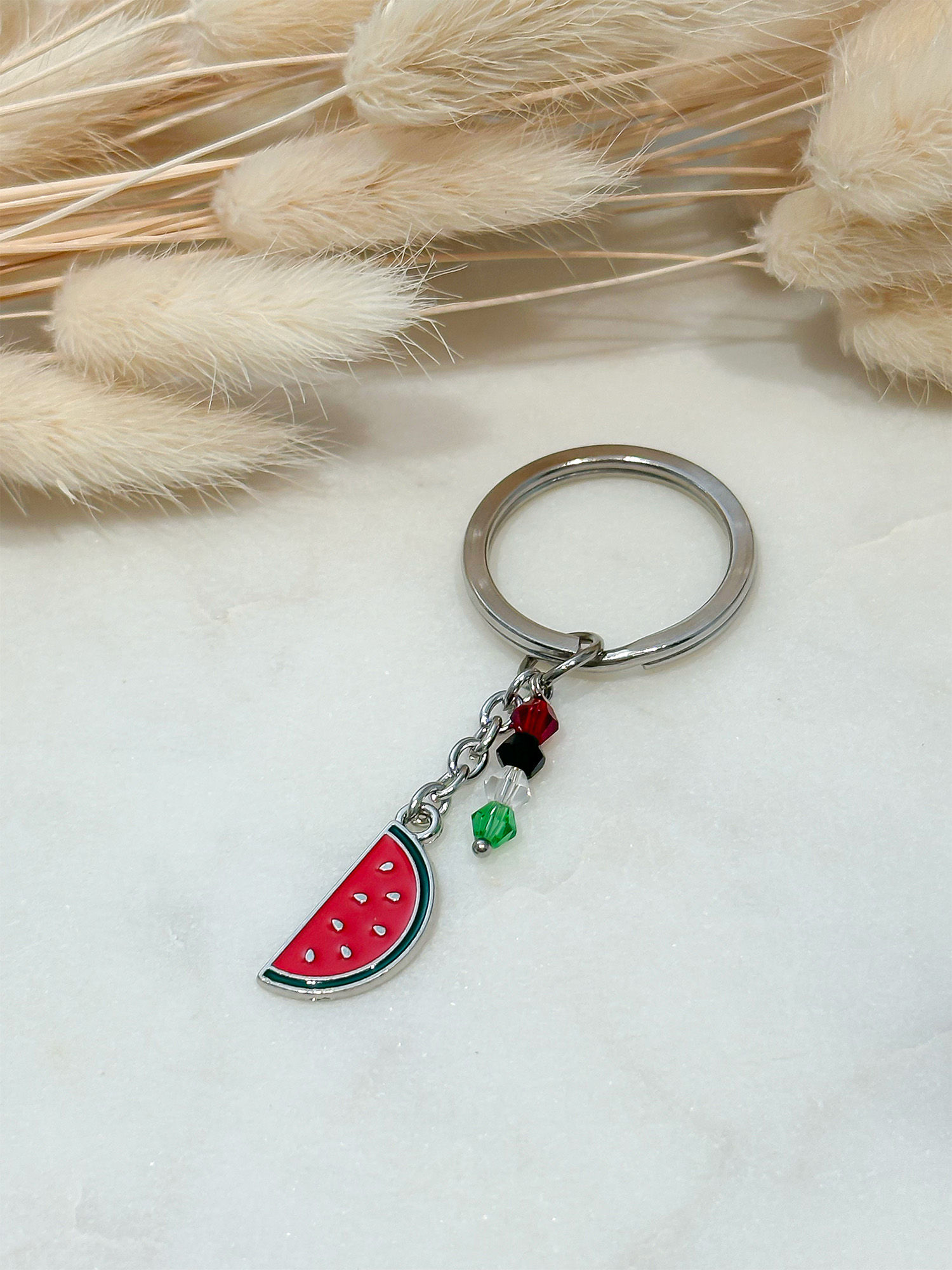Palestina Sleutelhanger – Glaskralen en Watermeloen Bedel