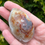 Miniature : Agate enhydre polie